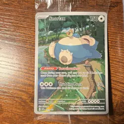 Pokemon Snorlax 051 Sv: Scarlet & Violet Promo Holo 150HP Thudding Press Card - Image 1