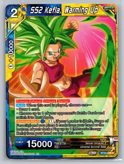 SS2 Kefla Warming Up BT20-146 C Dragon Ball Super Card Game Battle Card - Image 1