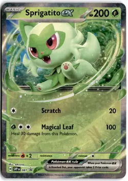 Sprigatito ex - Promo SV: Scarlet & Violet Promo Cards 087 NM - Image 1