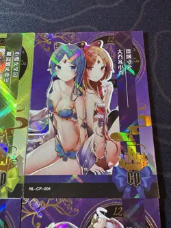 Goddess Story Romance 6 x Bikini Waifu Anime Collectible Doujin CP Cards - Image 4