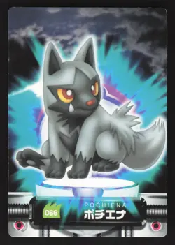 Poochyena 066 Japanese Pokemon Carddass Zukan Cards - Image 1