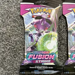 Pokemon TCG: Fusion Strike Sleeved Booster Pack (10 cards) x6 - Fast Shipping - Image 3