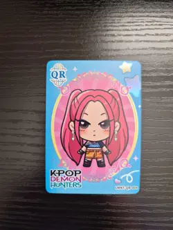 NEW! KPop Demon Hunters Exquisite Collection Card - Mira - QR Rarity #008 Holo - Image 1