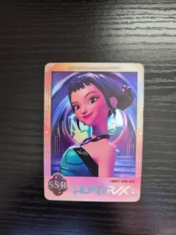 NEW! KPop Demon Hunters Exquisite Collection Card - Zoey - SSR Rarity #010 Holo - Image 1