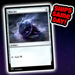 Mox Jet - Custom Art Magic: The Gathering Playtest Card - Commander EDH - Image 1