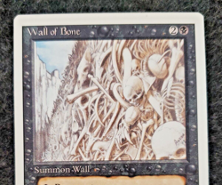 MTG Wall of Bone Revised Edition Uncommon never played NM (DS3D1J6) - Image 3
