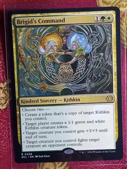 Brigid's Command Lorwyn Eclipsed Magic The Gathering MTG Green White Rare card - Image 1
