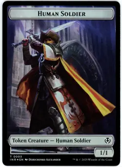 Eldrazi Horror / Human Soldier Foil - Double-Sided Token - Innistrad Remastered - Image 2