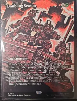 Doubling Season (Borderless)Teenage Mutant Ninja Turtles Source Material Regular - Image 1