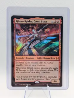Magic The Gathering Spider-Man Ghost-Spider, Gwen Stacy #0014 Mythic Foil - Image 1