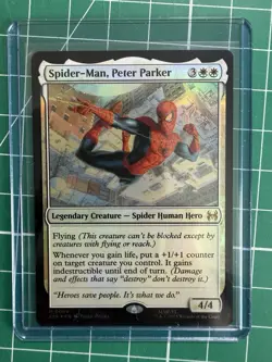 MTG: Spider-Man - Spider-Man, Peter Parker (Eternal-Legal) Foil M 0004 - Image 1