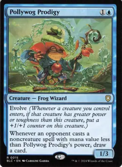 2024 Magic: The Gathering Bloomburrow Commander Pollywog Prodigy #15 - Image 1