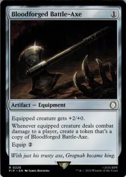 Bloodforged Battle-Axe - Universes Beyond: Fallout - 226 NM - Image 1