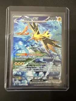 Zapdos ex #202/165 - 2023 Pokemon SV Mew EN 151 - NM+ !! - Image 2
