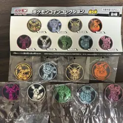 Pokemon Card Game Pokemon Coin Collection Vol.5 All 9 type Set Complete New - Image 2