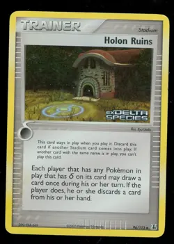 Pokemon HOLON RUINS 96/113 Delta Species - Rev Holo - Lightly Played - Image 1
