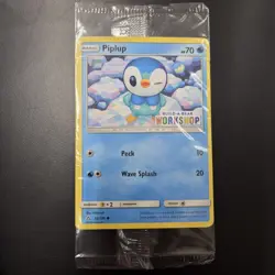 SEE PICS Build a Bear Pokemon Card Piplup 32/156 Promo Trading TCG SEALED - Image 1