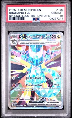 Pokemon 2025 Dragapult Ex 165/131 SIR Prismatic Evolutions GEM MINT PSA 10 RARE - Image 3