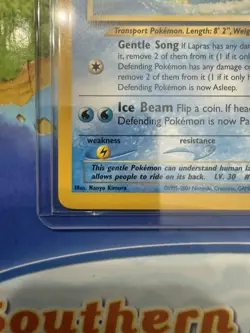 Pokemon Lapras Southern Islands (SI) 🏝 English 2001 Vintage MINT Grade Ready - Image 4