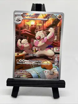 Gurdurr 126/086 Illustrstion Rare Black Bolt Pokemon Card English Near Mint - Image 1