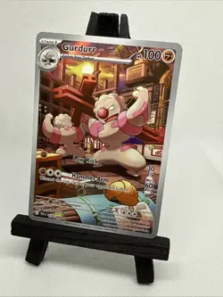 Gurdurr 126/086 Illustrstion Rare Black Bolt Pokemon Card English Near Mint - Image 2