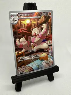 Gurdurr 126/086 Illustrstion Rare Black Bolt Pokemon Card English Near Mint - Image 3