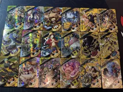 One Piece Set of 18 Collectible Character Anime SSR SR Cards CCG Luffy Nami - Image 1