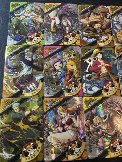 One Piece Set of 18 Collectible Character Anime SSR SR Cards CCG Luffy Nami - Image 2