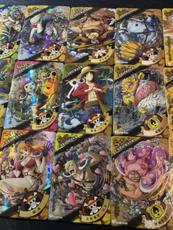 One Piece Set of 18 Collectible Character Anime SSR SR Cards CCG Luffy Nami - Image 3