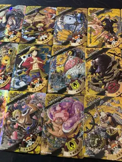 One Piece Set of 18 Collectible Character Anime SSR SR Cards CCG Luffy Nami - Image 4