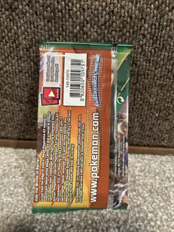 RARE Pokemon XY TCG Roaring Skies Sealed Booster Pack - Deoxys Pack Art - Image 2