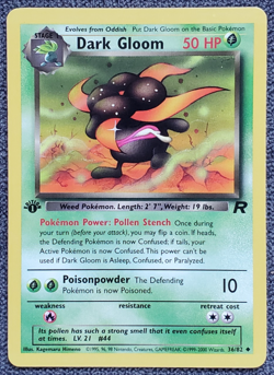 1st Edition Dark Gloom - Team Rocket - #36/82 - Vintage Pokemon Card 2000 WOTC - Image 1