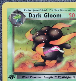 1st Edition Dark Gloom - Team Rocket - #36/82 - Vintage Pokemon Card 2000 WOTC - Image 2