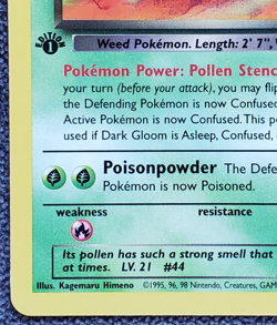 1st Edition Dark Gloom - Team Rocket - #36/82 - Vintage Pokemon Card 2000 WOTC - Image 5