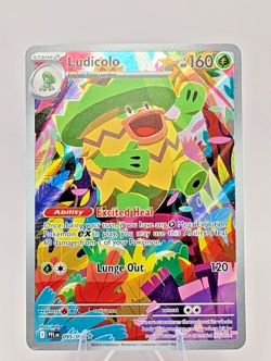 Ludicolo 095/094 Me02: Phantasmal Flames Holo Full Art Pokemon Card - Image 1