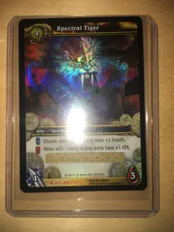 Spectral Tiger loot card World of Warcraft unused - Image 1