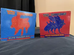 Pokemon Sword and Shield Base Set ETB Pair - Image 1