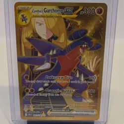 Pokemon Cynthia's Garchomp EX 241/182 SV10 Hyper Rare Full Art Holo 330 HP - Image 3