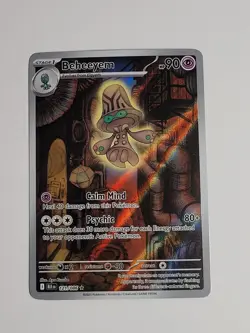 Beheeyem 121/086 Black Bolt Illustration Rare NM Pokemon Card IR 2026 - Image 1