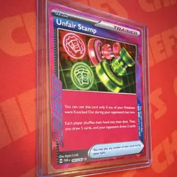 Pokemon Unfair Stamp Trainer Twilight Masquerade 165/167 - NM - FREE SHIPPING! - Image 2