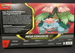 Pokemon Mega Venusaur EX Premium Collection Box 2025 Booster Promo Lenticular - Image 2