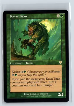 Kavu Titan Invasion Rare - MTG Magic the Gathering Card - Image 1