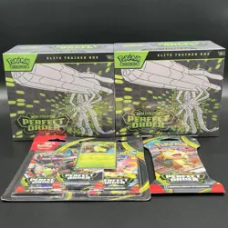 Sealed Lot ✅ Pokemon Perfect Order Elite Trainer Box (2) 3 Pack Blister + Single - Image 1
