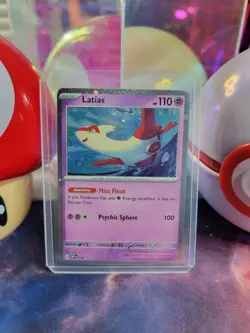Latias 139 Pokemon TCG Scarlet & Violet Black Star Promo Cosmos Holo NM - Image 1