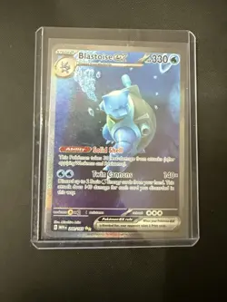 Blastoise EX #200/165 - 2023 Pokemon SV 151 Special Illustration Rare - NM+ - Image 2