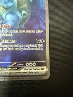 Blastoise EX #200/165 - 2023 Pokemon SV 151 Special Illustration Rare - NM+ - Image 4
