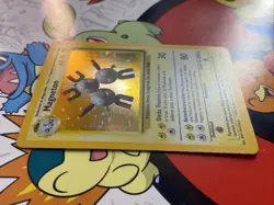 Pokemon Base Set Magneton Holo – Lightly Played LP – 9/102 - Image 2