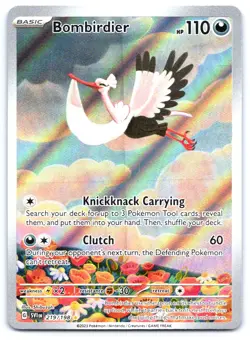Bombirdier Pokemon Illustration Rare SV01: Scarlet & Violet Base Set 219/198 - Image 1