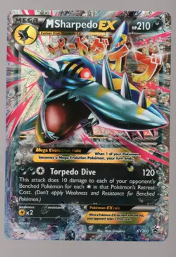 Pokemon M Sharpedo EX XY Promos #XY200 LP - Image 1