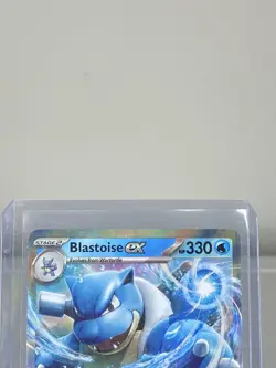 Pokemon TCG Blastoise ex Scarlet & Violet-151 009/165 Holo Double Rare - Image 3